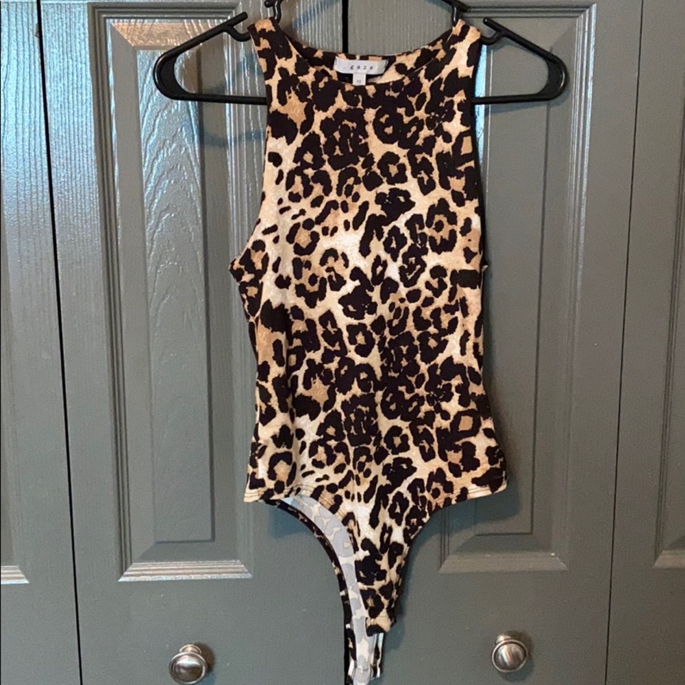 Leopard Print Bodysuit